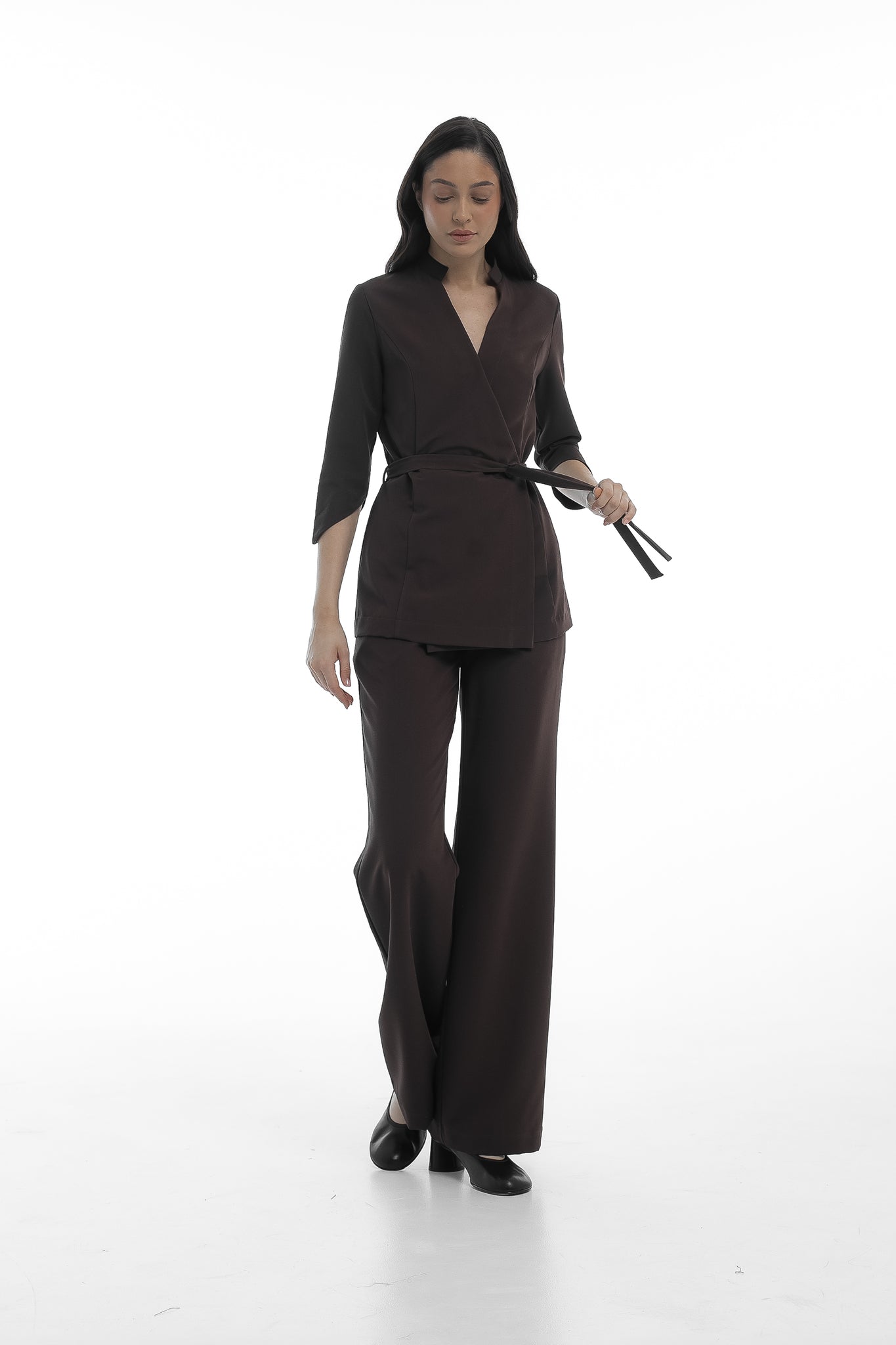 Bell-Bottom Scrub Pants