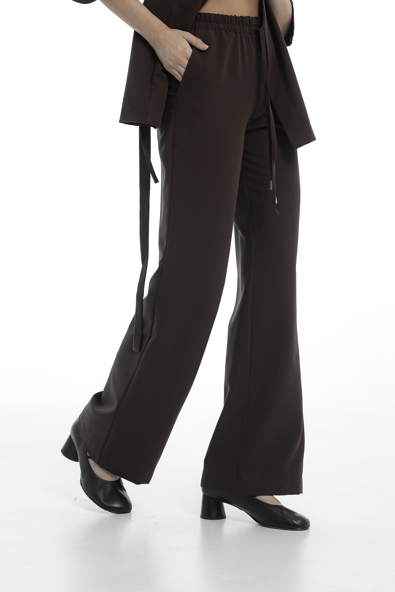 Bell-Bottom Scrub Pants