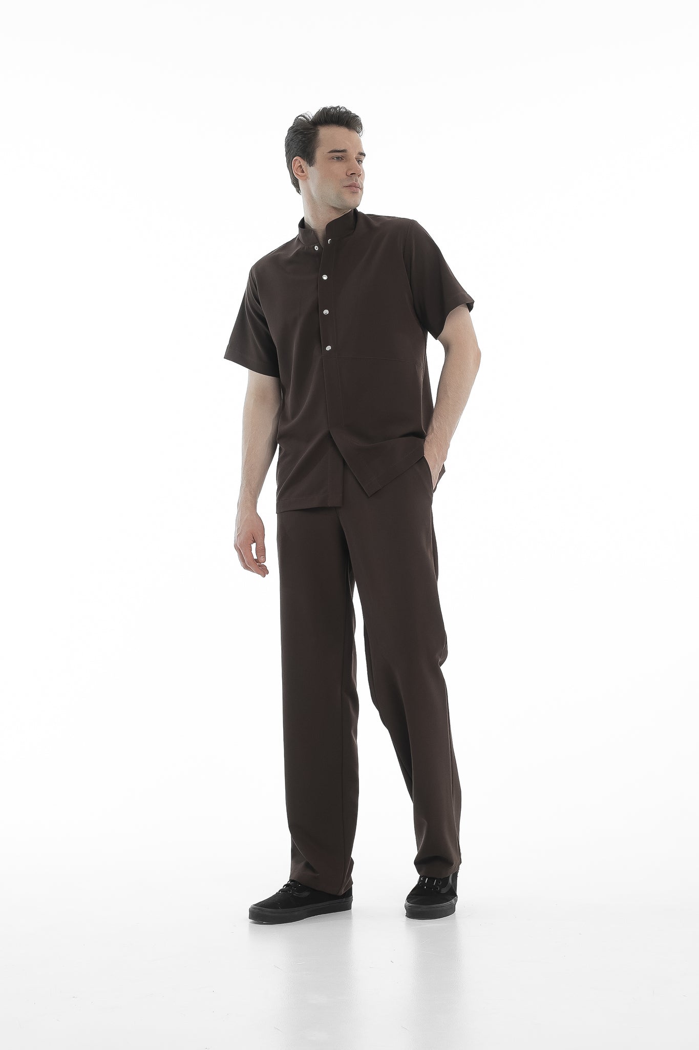 Straight-Leg Scrub Pants
