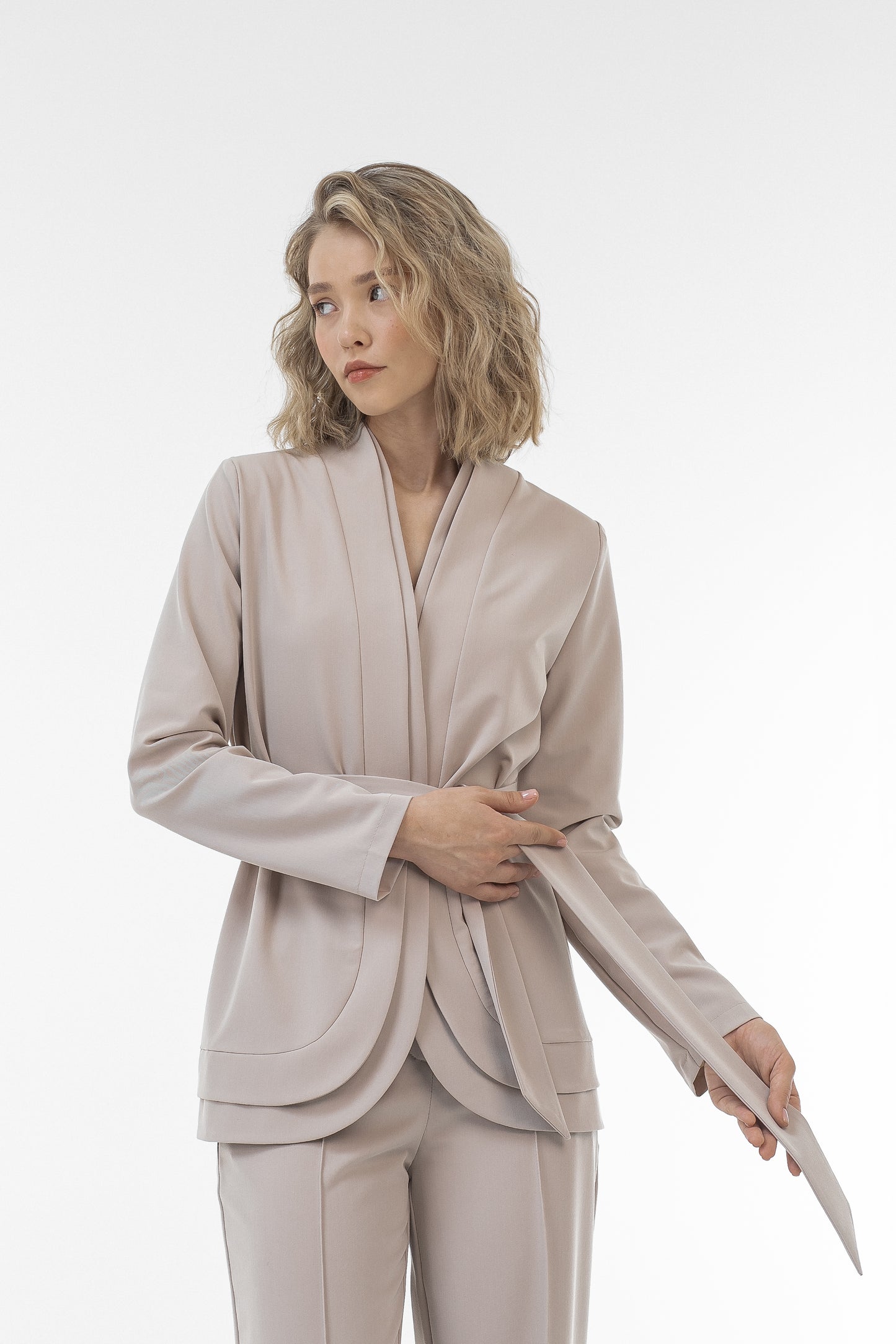 Women’s Kimono-Style Scrub Top