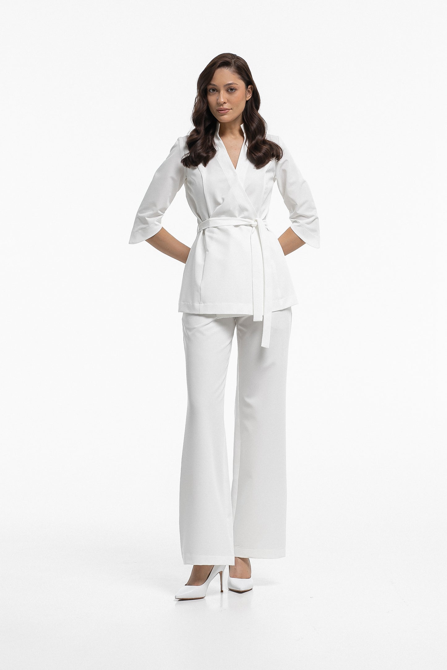 Bell-Bottom Scrub Pants