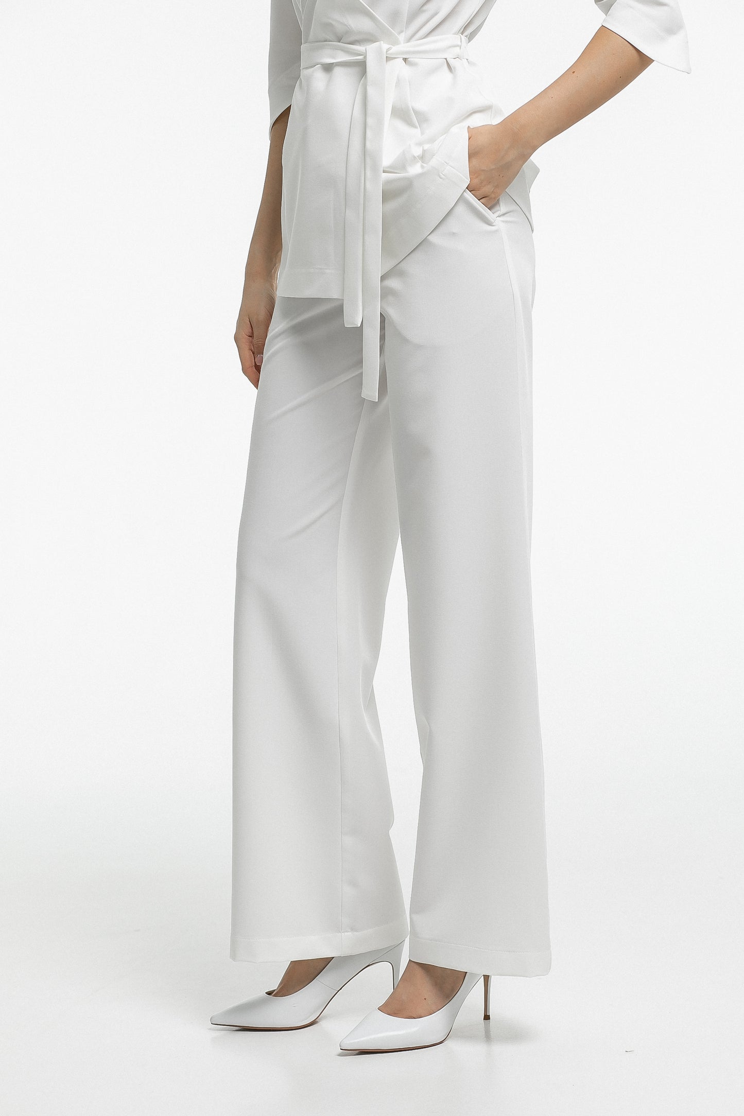 Bell-Bottom Scrub Pants