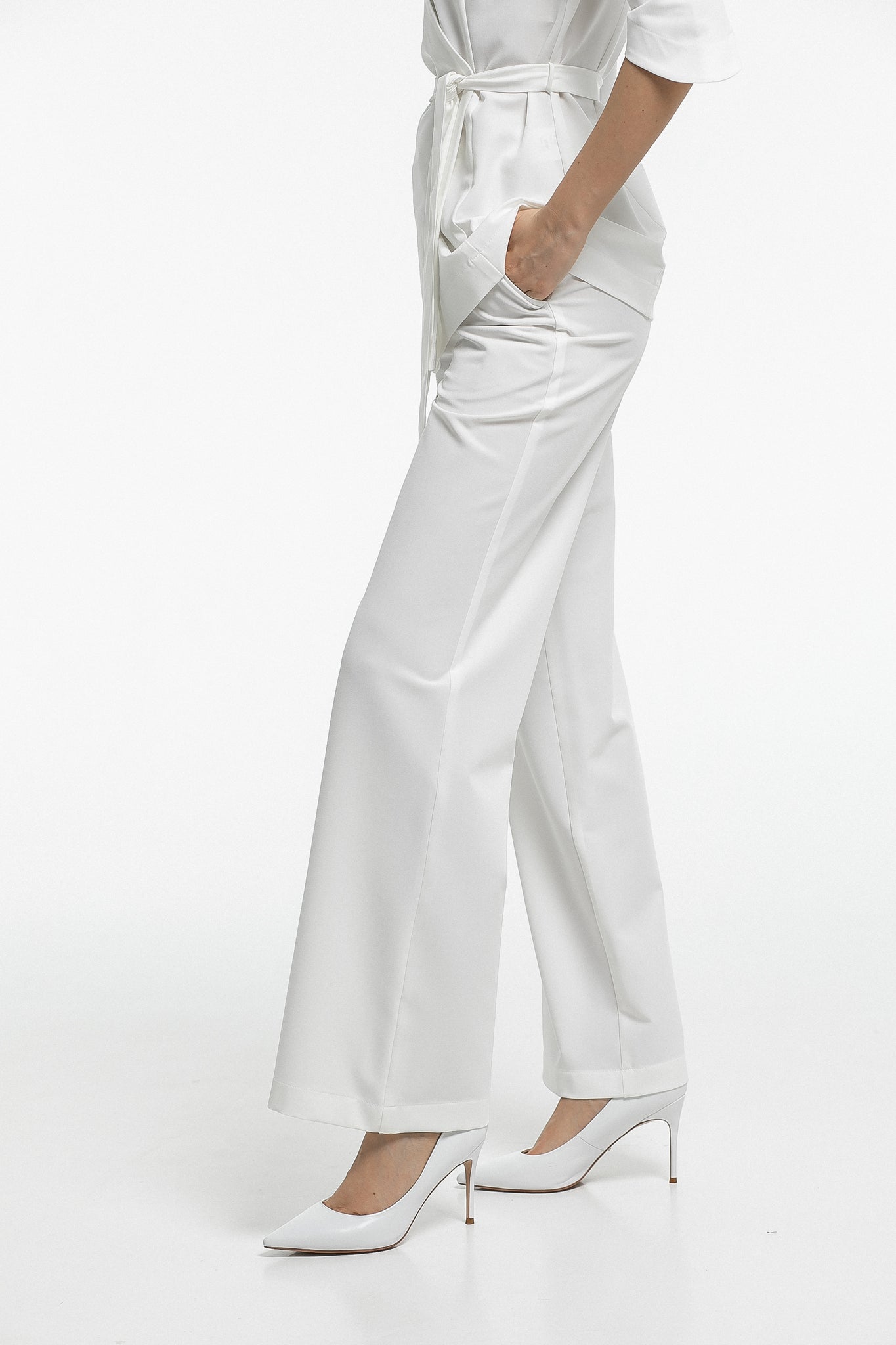 Bell-Bottom Scrub Pants