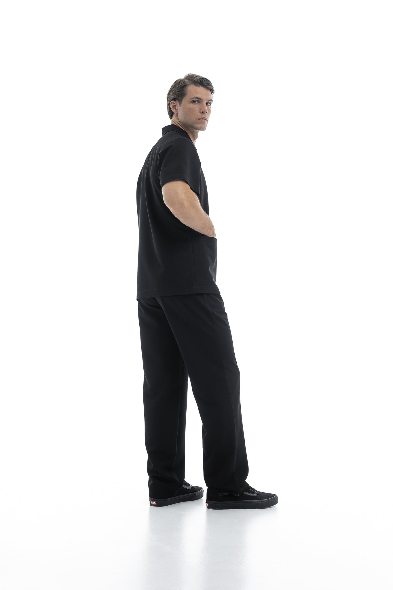Straight-Leg Scrub Pants