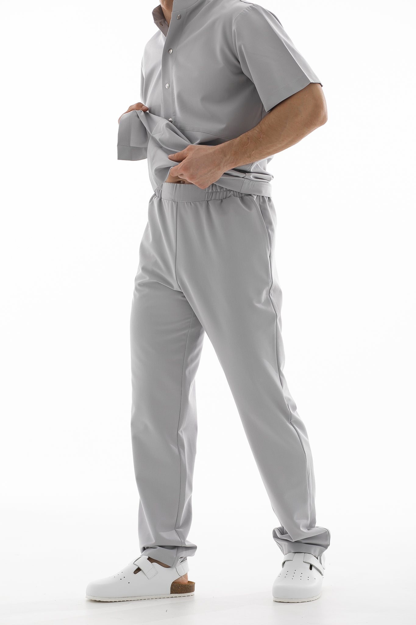Straight-Leg Scrub Pants