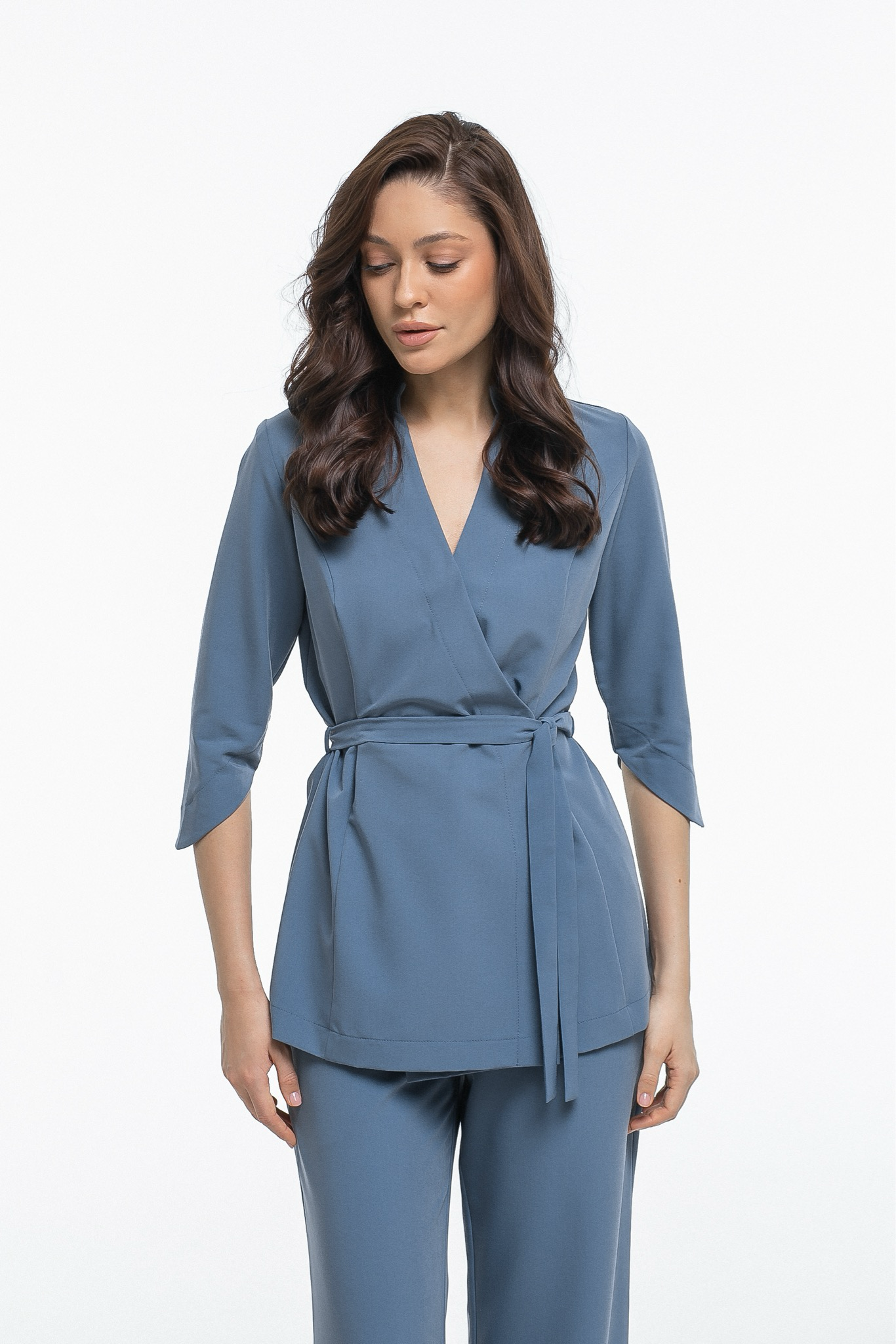 Wrap Scrub Top