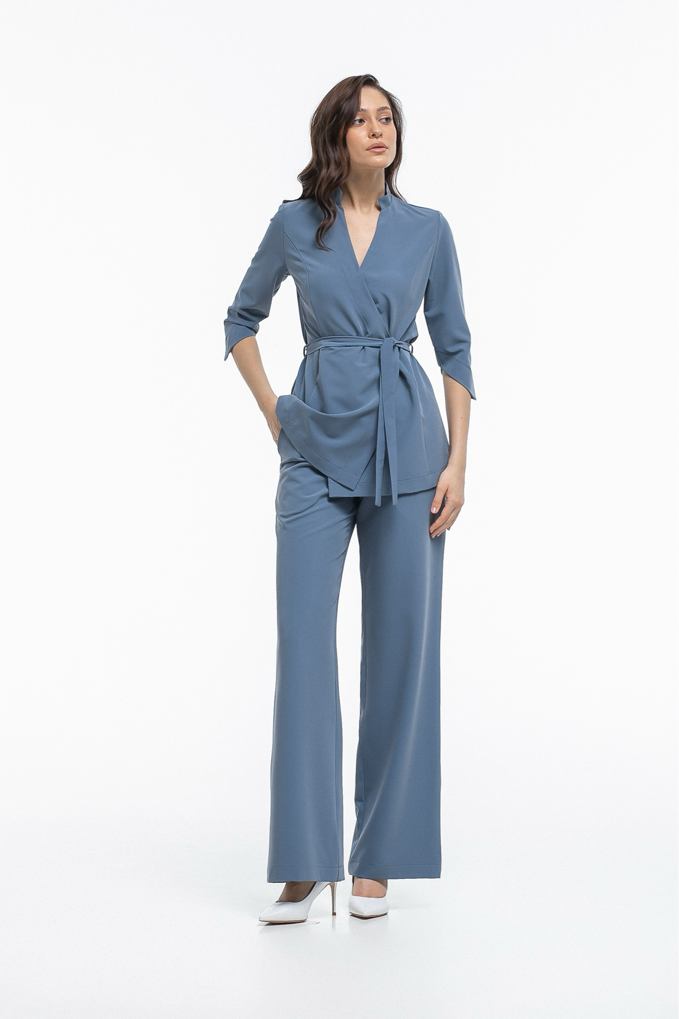 Bell-Bottom Scrub Pants