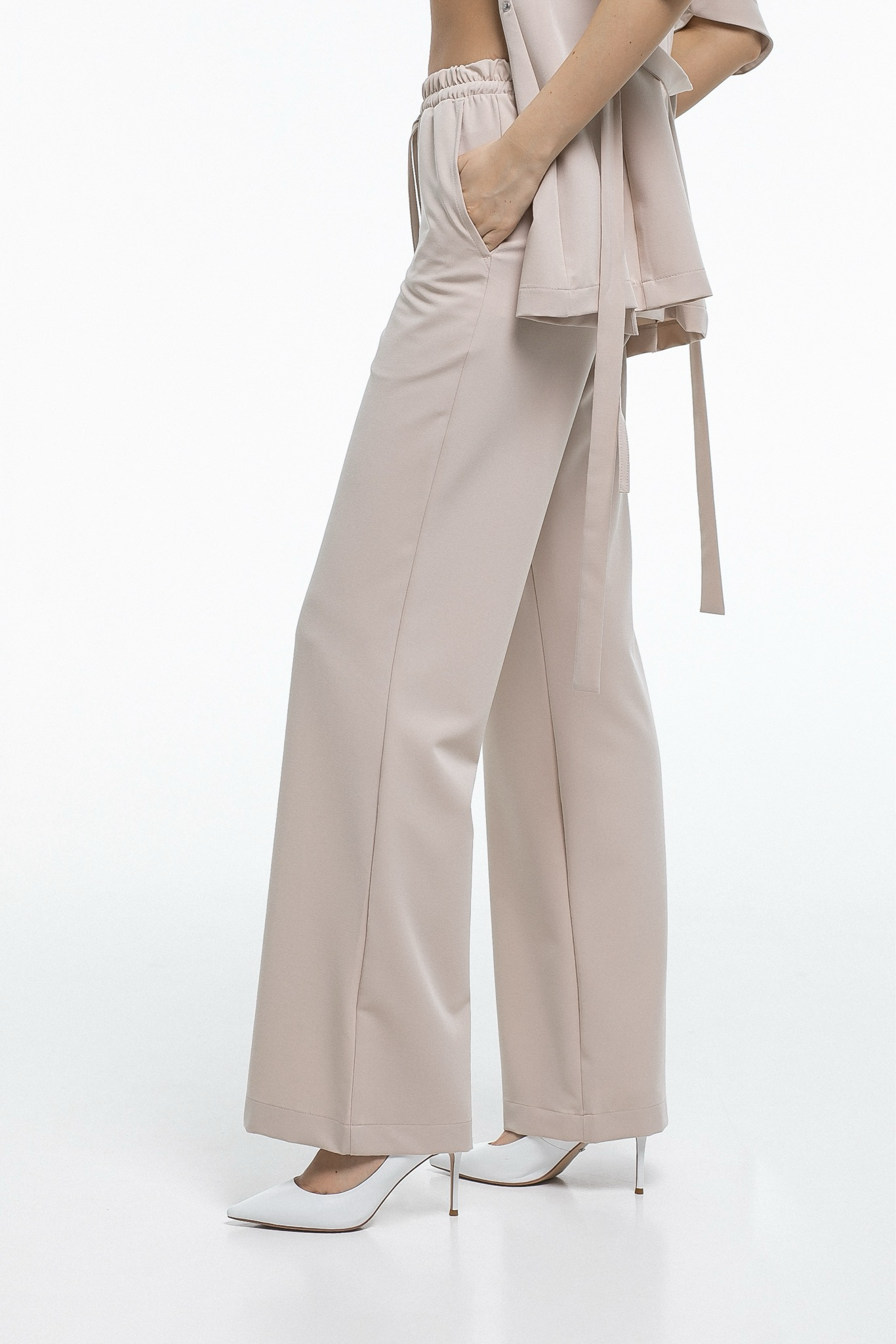 Bell-Bottom Scrub Pants