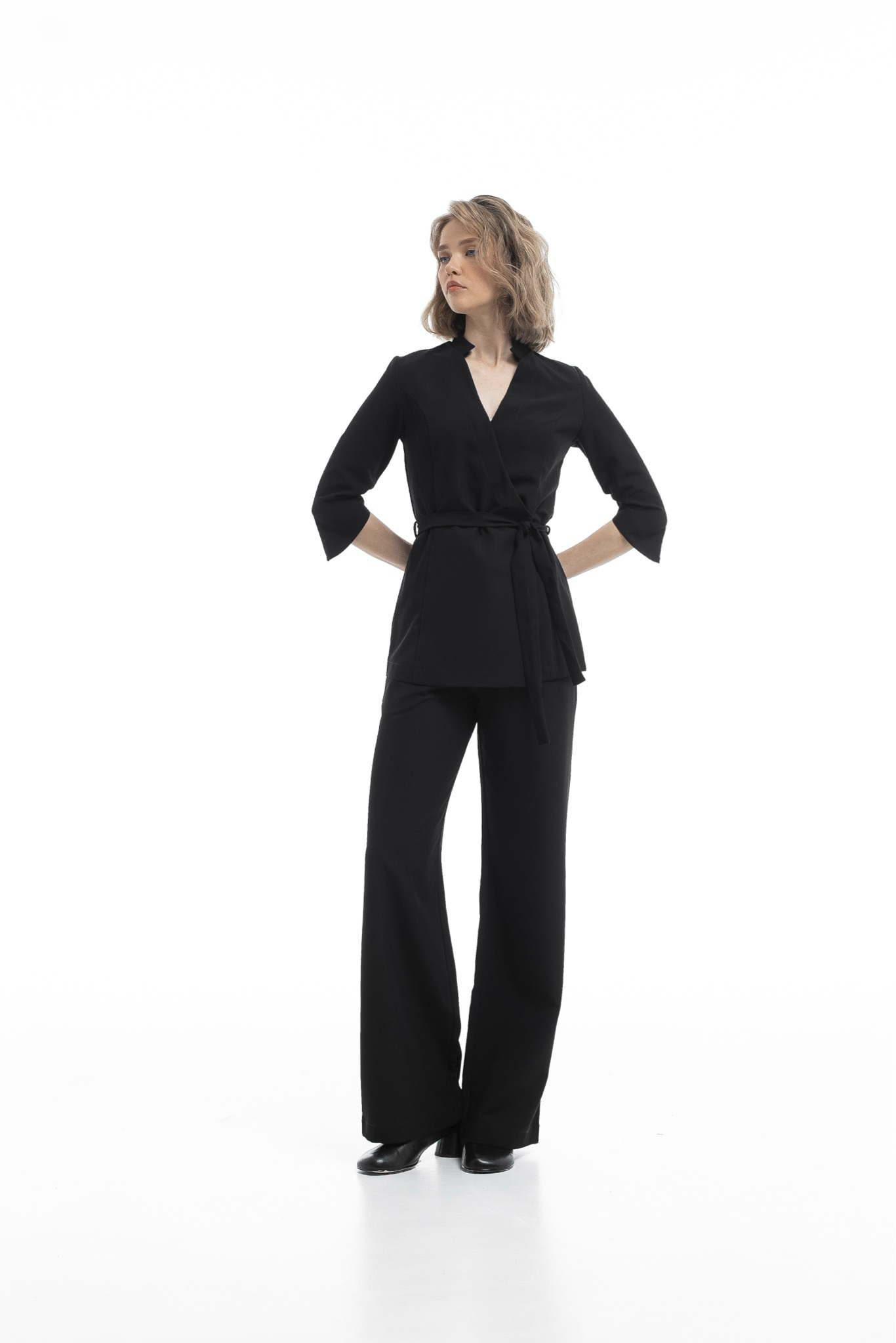 Bell-Bottom Scrub Pants