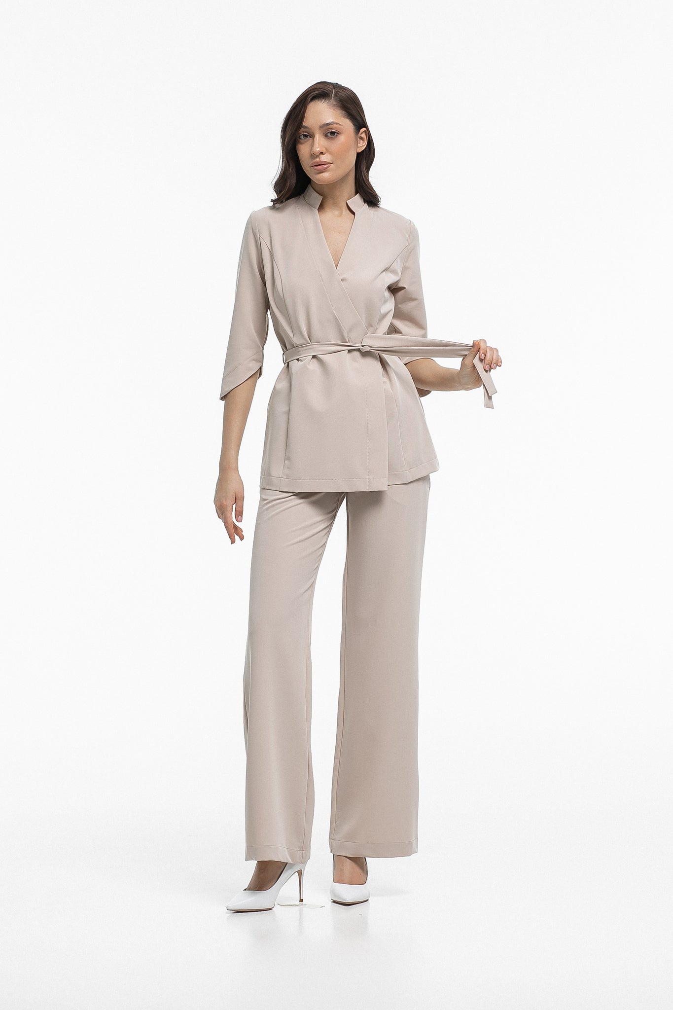Bell-Bottom Scrub Pants