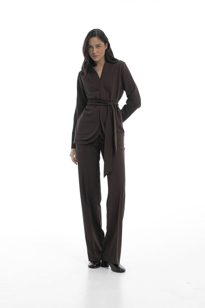 Women’s Kimono-Style Scrub Top