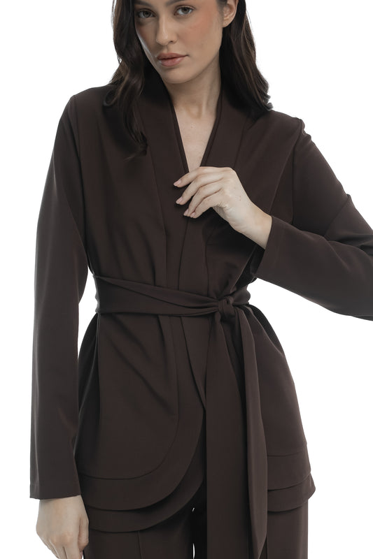 Women’s Kimono-Style Scrub Top