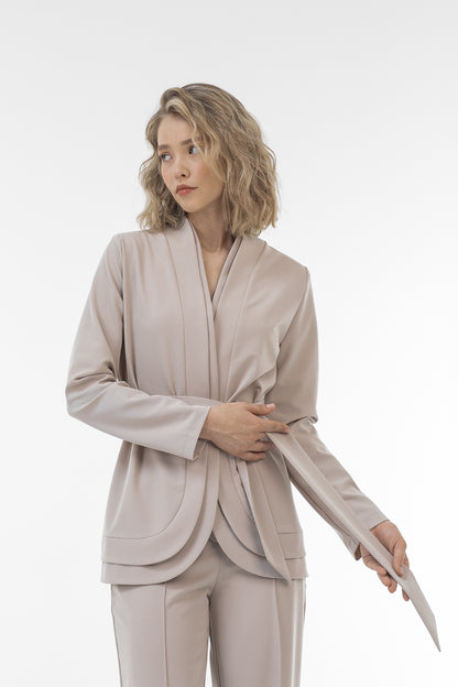 Women’s Kimono-Style Scrub Top