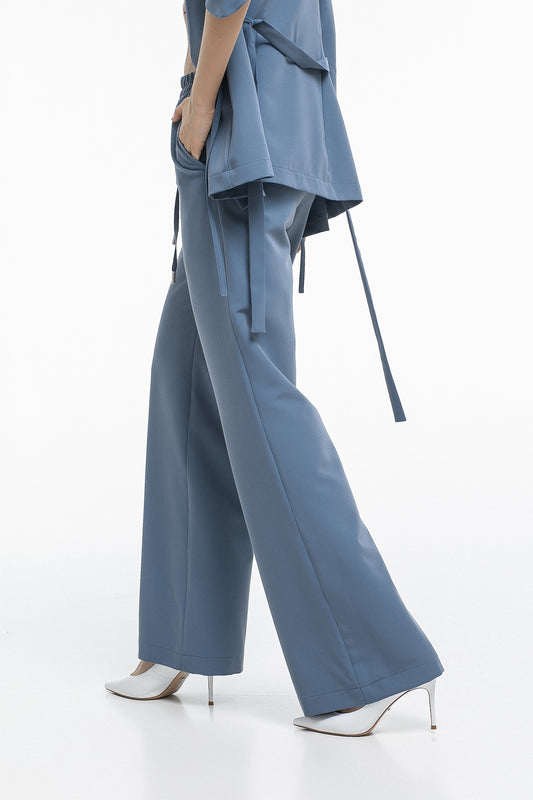 Bell-Bottom Scrub Pants