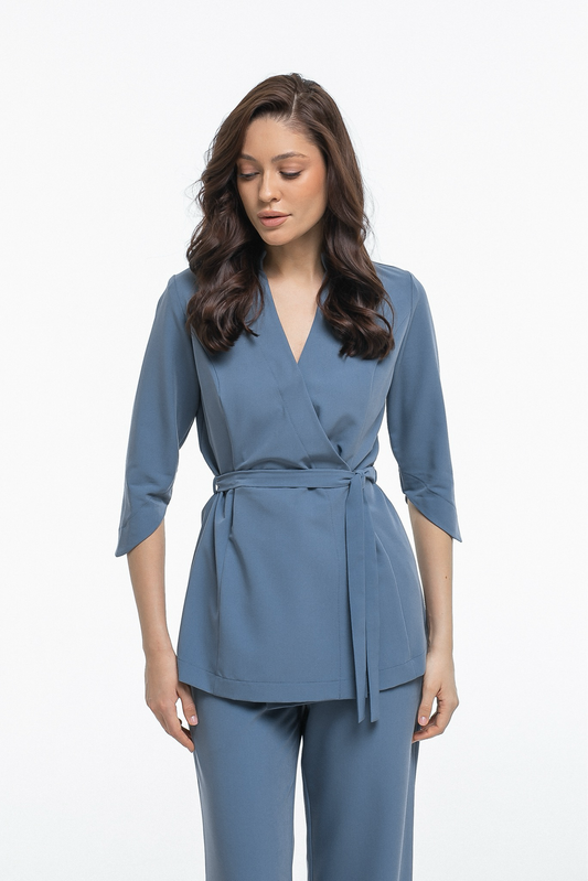 Wrap Scrub Top