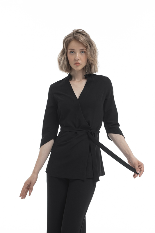 Wrap Scrub Top