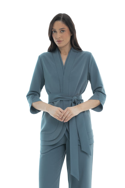 Wrap Scrub Top